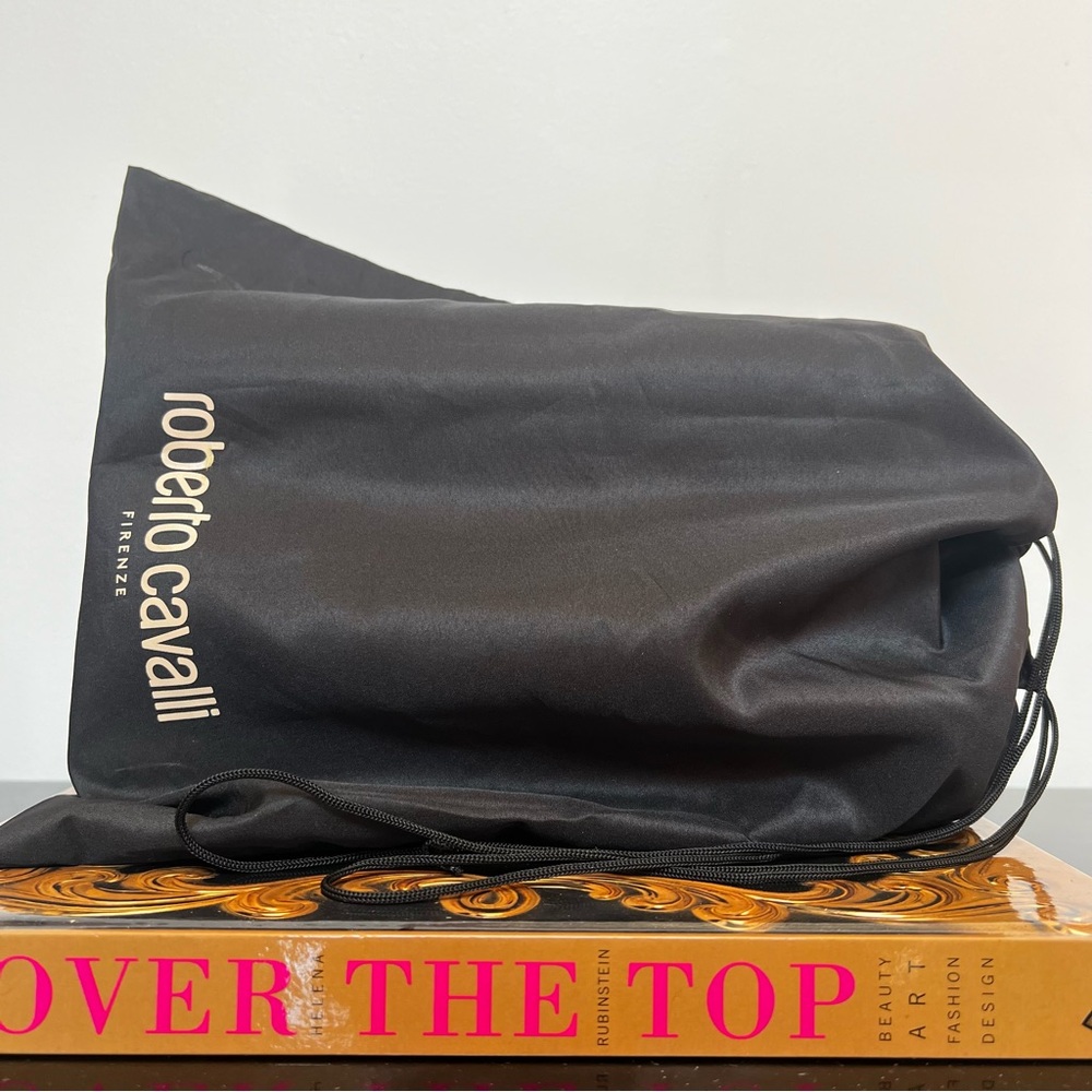 Roberto Cavalli Python Gold Coin Chain Bag - Picture 7 of 7